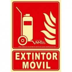 SEÑAL EXTINTOR MOVIL- CARRO...