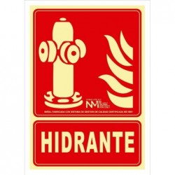 SEÑAL HIDRANTE PVC 0,7mm...