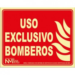 S. USO EXCLUSIVO BOMBEROS...