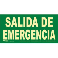 SEÑAL SALIDA DE EMERGENCIA...