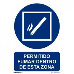 S. PERMITIDO FUMAR PVC 3MM...