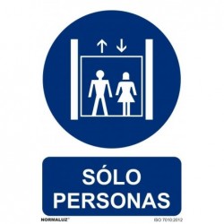 S. OBL. SOLO PERSONAS PVC...