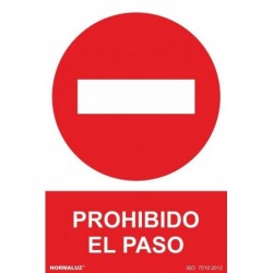 S. PROHIBIDO EL PASO PVC 3...