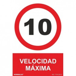 S. PROH. VELOCIDAD MAXIMA...