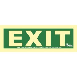 SEÑAL EXIT PVC 0,7MM CLASE...