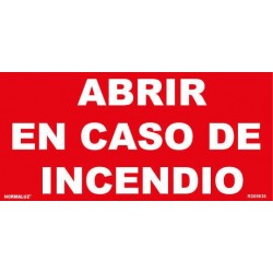 ADHESIVO ABRIR EN CASO DE...