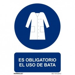 SEÑAL OBLIGATORIO BATA PVC...