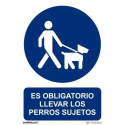 SEÑAL OBLIGATORIO PERROS...