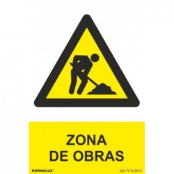 SEÑAL PEÑIGRO ZONA DE OBRAS...