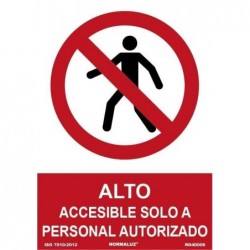 SEÑAL PROHIBIDO ALTO...