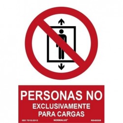 SEÑAL PROHIBIDO PERSONAS...