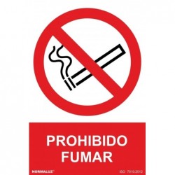 SEÑAL PROHIBIDO FUMAR PVC...