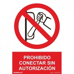 SEÑAL PROHIBIDO CONECTAR...