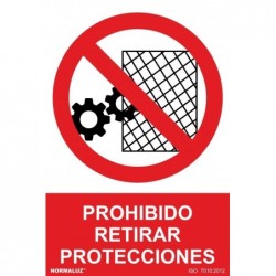 SEÑAL PROHIBIDO RETIRAR...