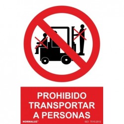 SEÑAL PROHIBIDO TRANSPORTAR...