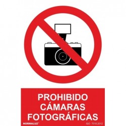 SEÑAL PROHIBIDO CAMARAS...