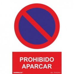 SEÑAL PROHIBIDO APARCAR PVC...