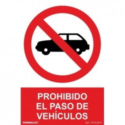 SEÑAL PROHIBIDO EL PASO DE...