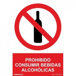 SEÑAL PROHIBIDO CONSUMIR...