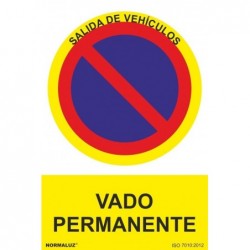 SEÑAL PROHIBIDO VADO...