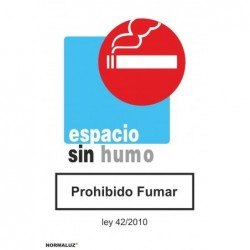 SEÑAL PROHIBIDO FUMAR...