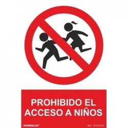 ADH PROHIBIDO NIÑOS 200X300mm