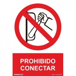 SEÑAL PROHIBIDO CONECTAR...