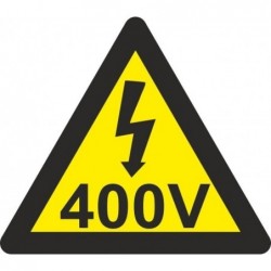 ADHESIVO TRIANGULO 400V...