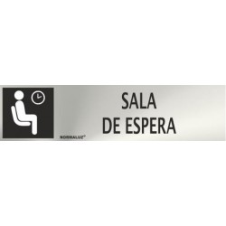 SEÑAL INOX SALA DE ESPERA...