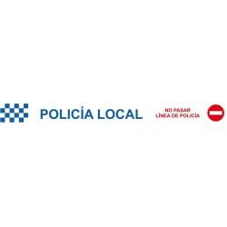 CINTA POLICIA LOCAL 75mm X...